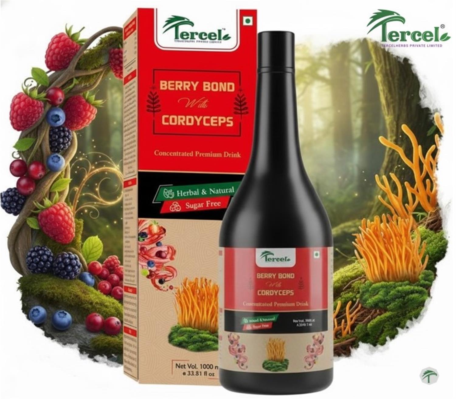 BERRY BOND WITH CORDYCEPS (1000ml)